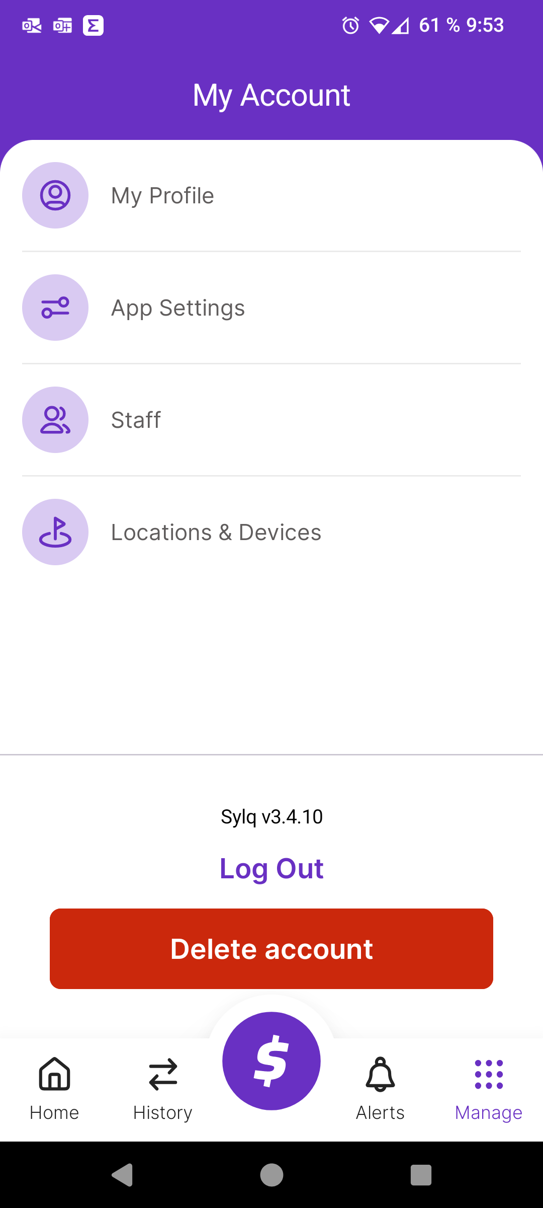 Sylq Merchant Manage