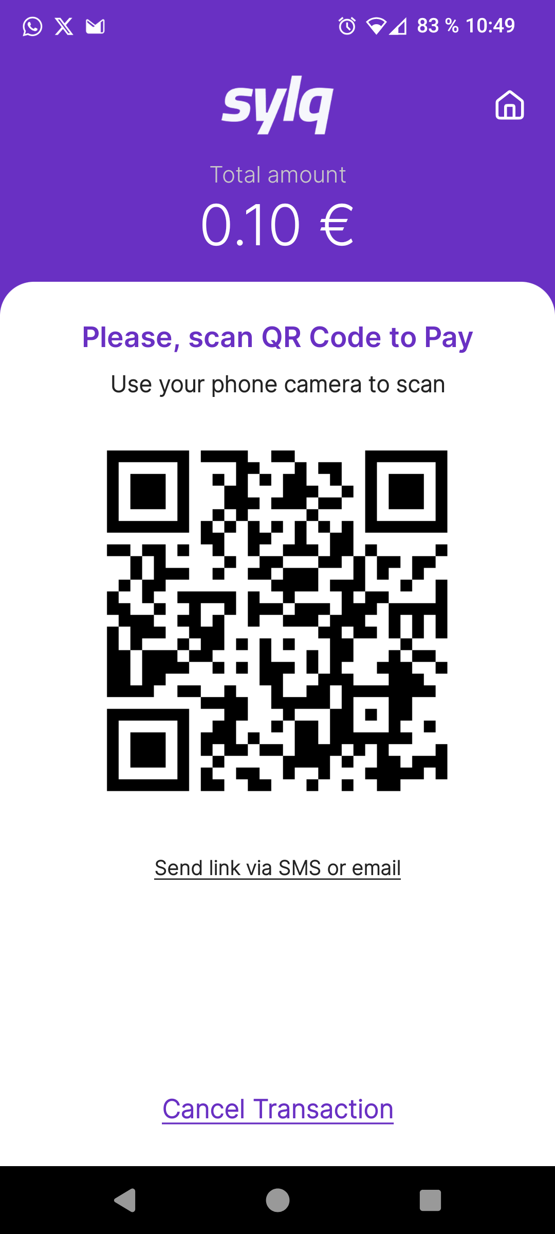 Qori App for Merchants - Scan QR Code to pay